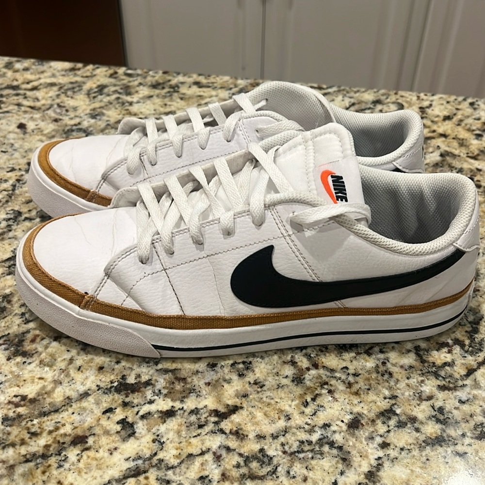 Nike white Court Legacy.